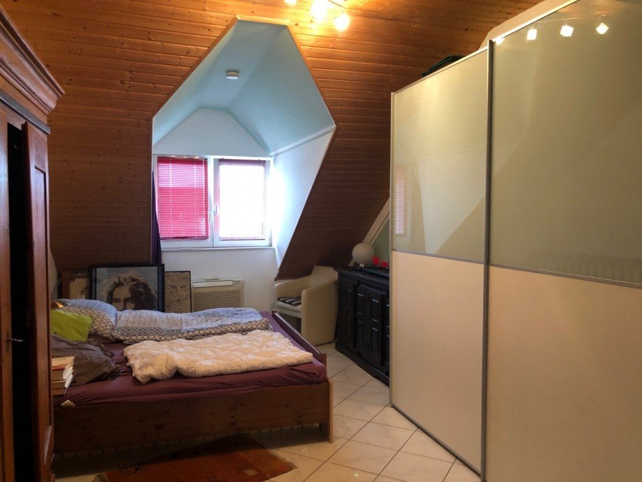 Ansicht Schlafzimmer Etagenwohnung Bonn