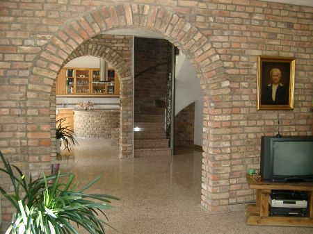 Blick aus Wohnzimmer B�rohaus Bornheim
