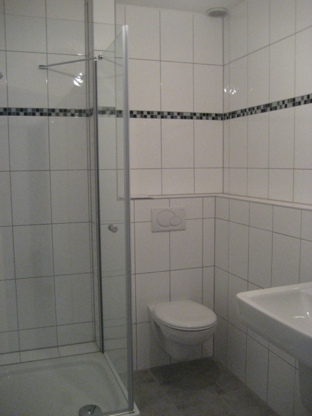 Ansicht 1 Duschbad OG Maisonettewohnung Troisdorf