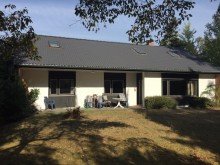 R�ckansicht mit Garten und Terrasse SANKT AUGUSTIN-NIEDERBERG, freist. EinFamH mit 6-7 Zimmern, ca. 160 m� WNfl., + Keller, 839 m� GrSt.
