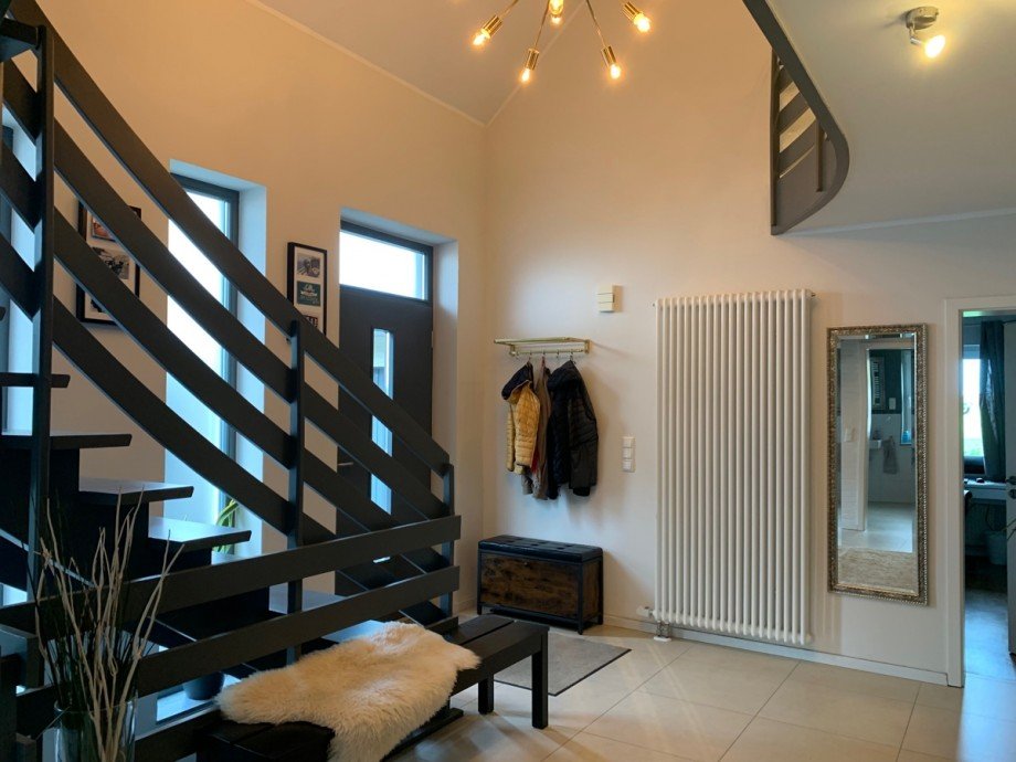 Ansicht Eingangsdiele mit Treppenhaus Einfamilienhaus Sankt Augustin