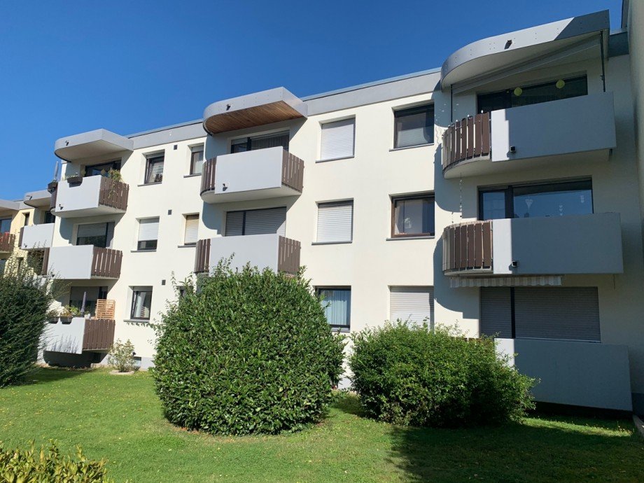 R�ckansicht - Ansicht Balkone Erdgeschosswohnung Sankt Augustin