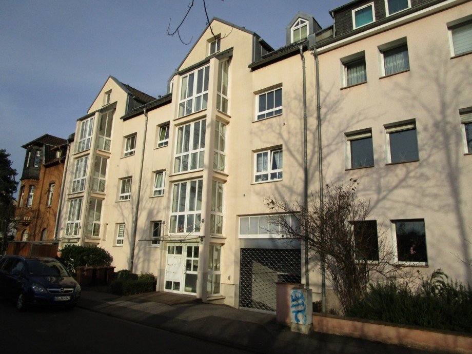 Ansicht von der Strasse aus Etagenwohnung Troisdorf