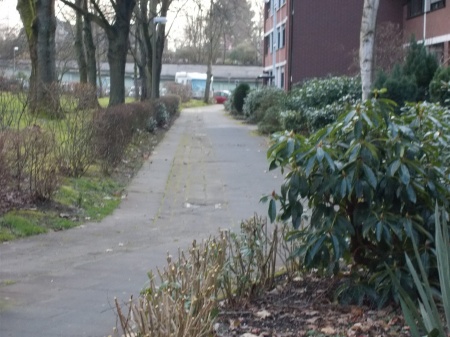 Weg zum Haus Etagenwohnung Sankt Augustin