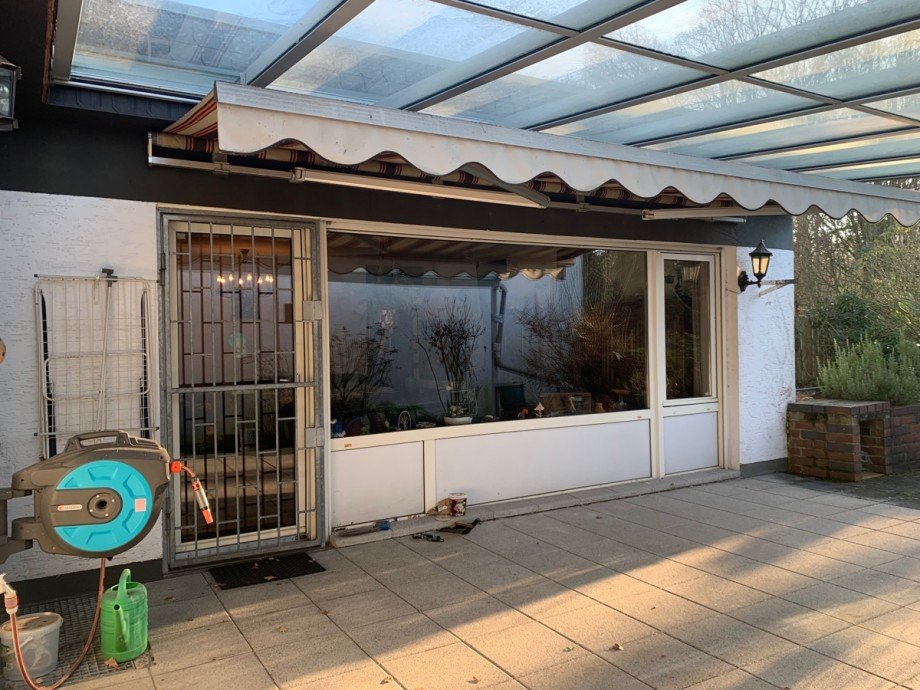 Ansicht Terrasse Bungalow Sankt Augustin
