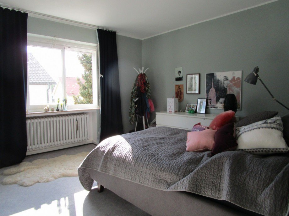 Schlafzimmer, Ansicht 2 Etagenwohnung St. Augustin