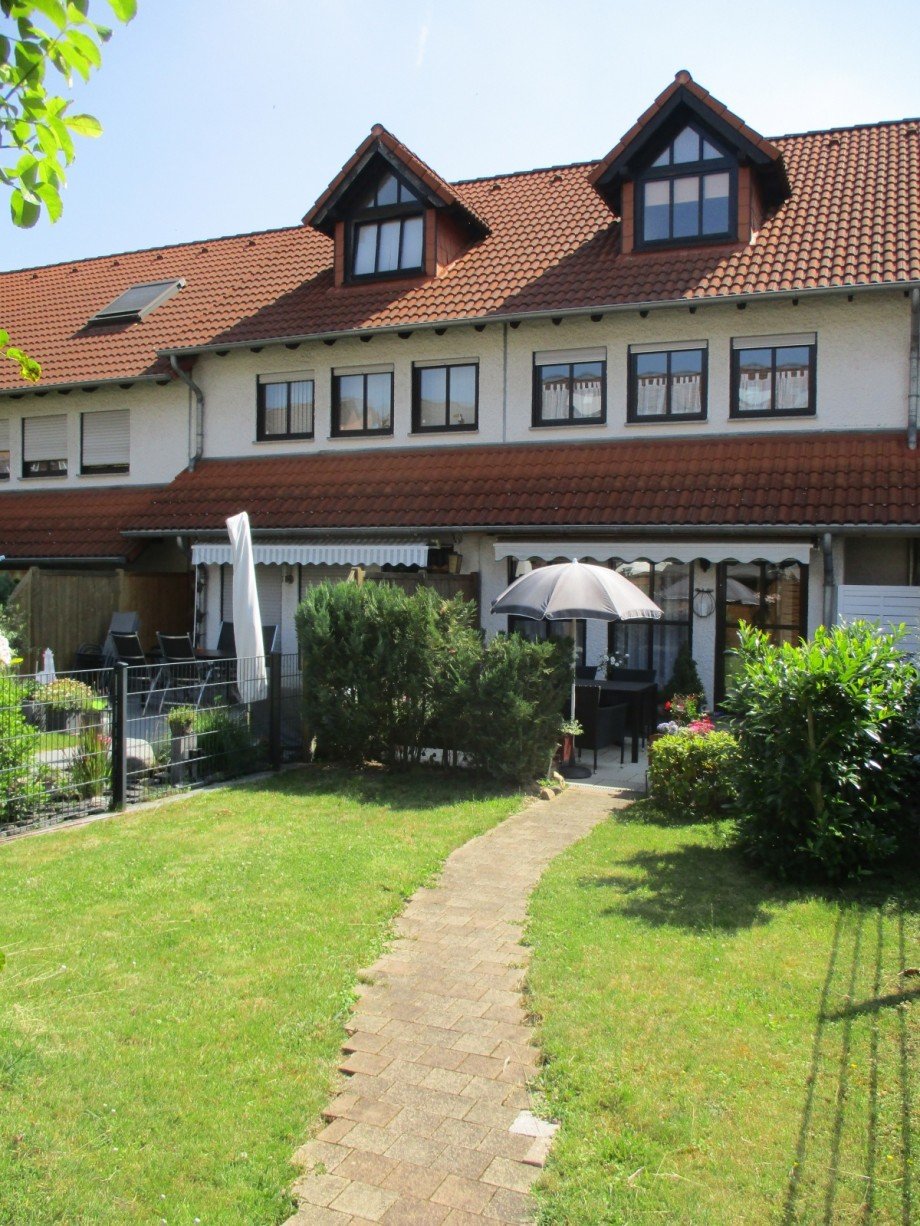 R�ckansicht Reihenmittelhaus Sankt Augustin