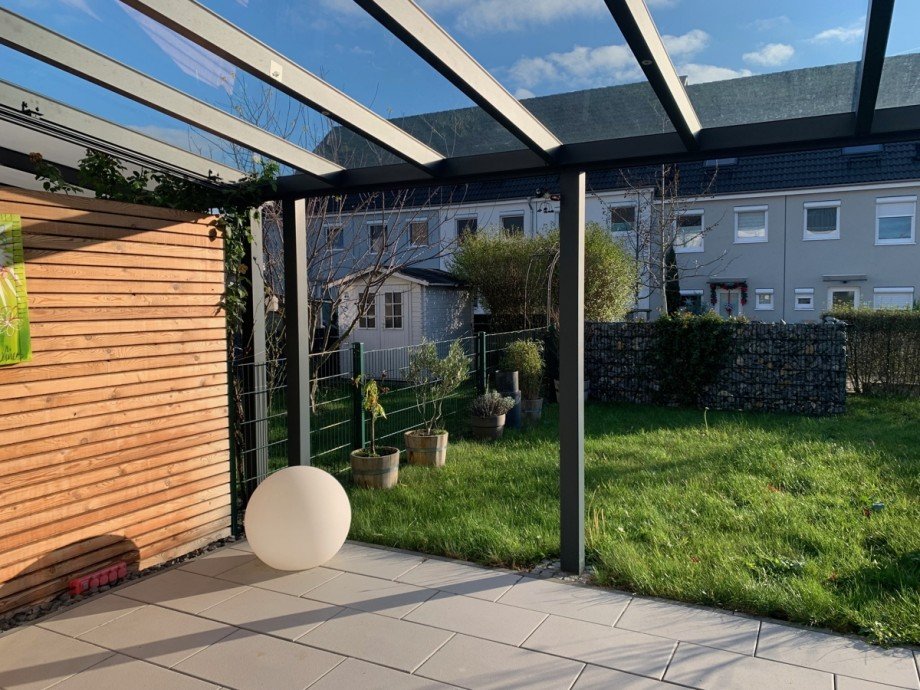 �berdachte Terrase Reihenendhaus Gelsenkirchen