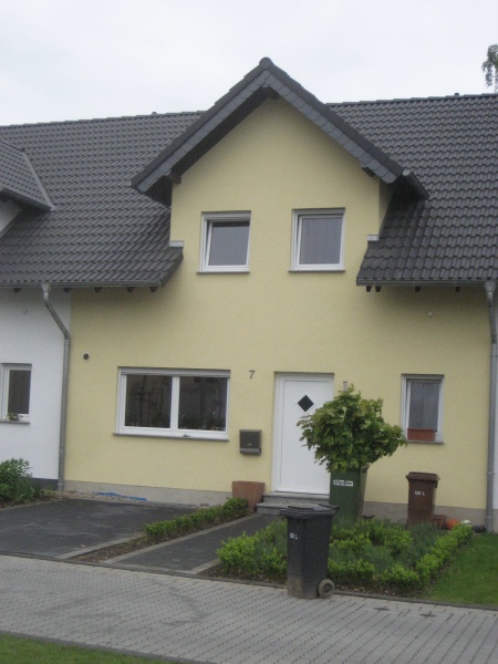Frontansicht Reihenhaus Sankt Augustin