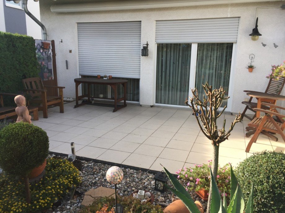 Terrassenansicht Reiheneckhaus Sankt Augustin