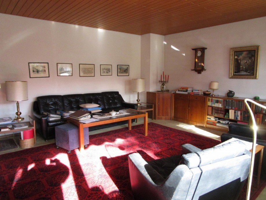 Blick von der Terrasse ins Wohnzimmer Einfamilienhaus Sankt Augustin