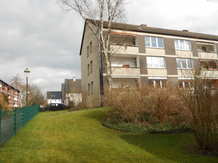 R�ckansicht Etagenwohnung D�sseldorf