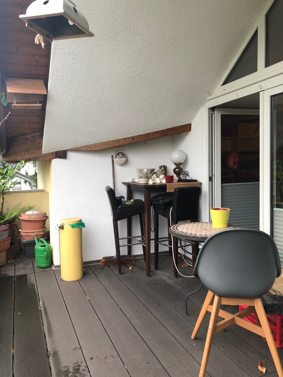Ansicht Dachterrasse Etagenwohnung Bonn