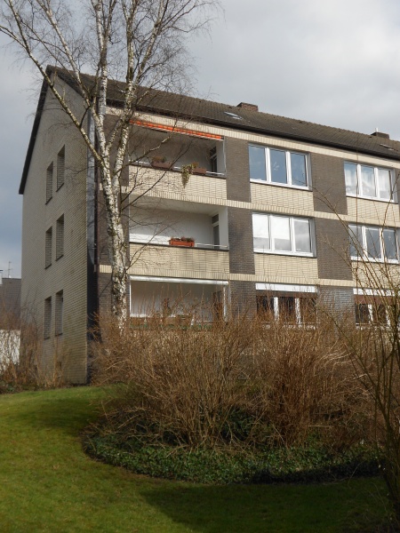 R�ckansicht Etagenwohnung D�sseldorf