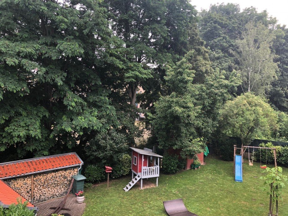 Blick ins Gr�ne Etagenwohnung Bonn