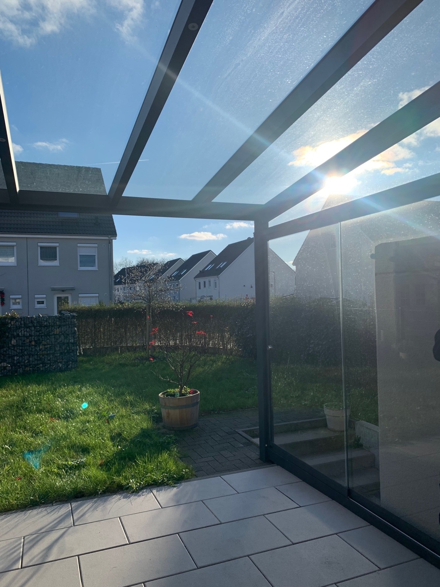 �berdachte Terrase Reihenendhaus Gelsenkirchen