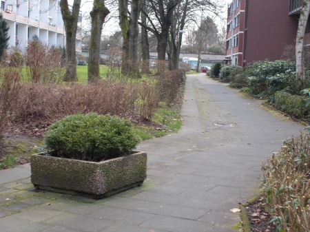 Weg zum Haus Etagenwohnung Sankt Augustin