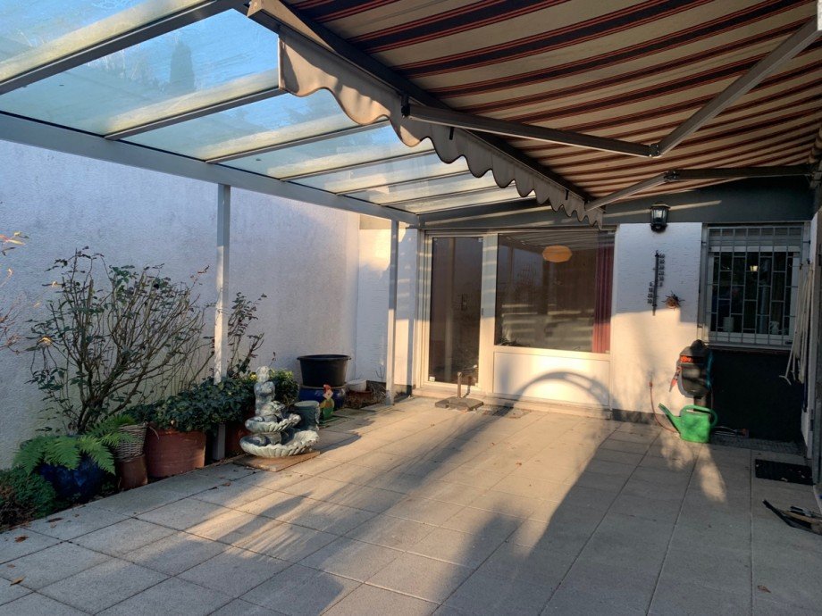 Ansicht Terrasse Bungalow Sankt Augustin