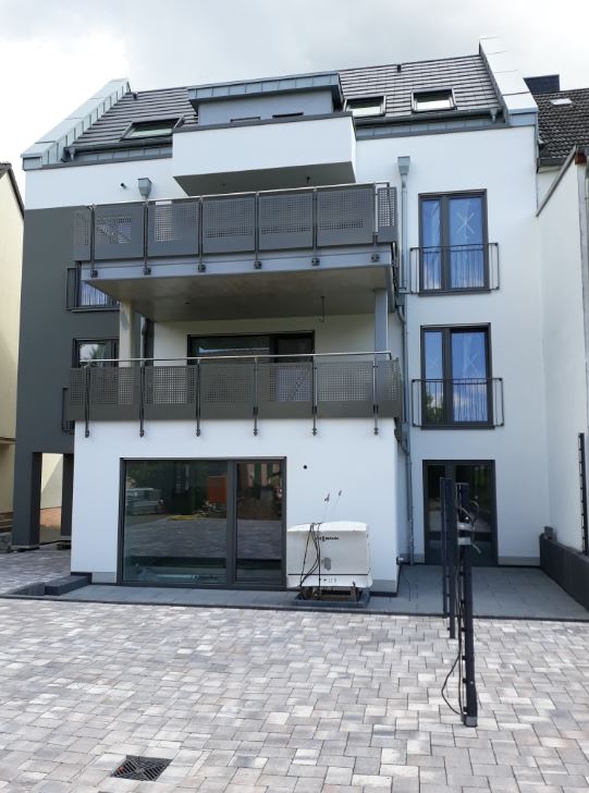 R�ckansicht Erdgeschosswohnung Siegburg