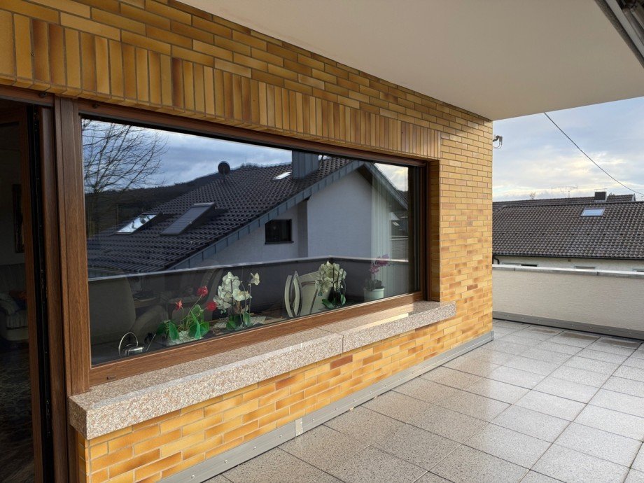 Ansicht gro�e Dachterrasse Einfamilienhaus Thomasberg