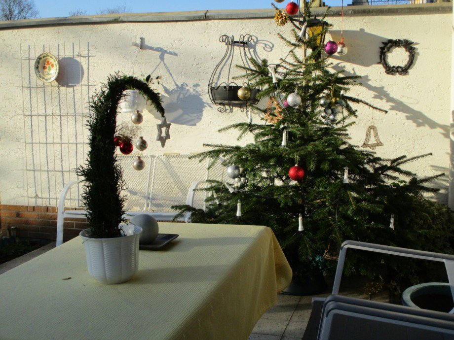 Ansicht Terrasse Doppelhaush�lfte Sankt Augustin
