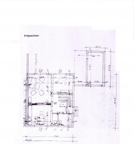 Grundriss Erdgeschoss Doppelhaush�lfte Sankt Augustin