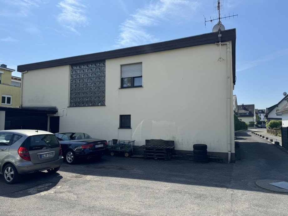 R�ckansicht Zweifamilienhaus R�srath