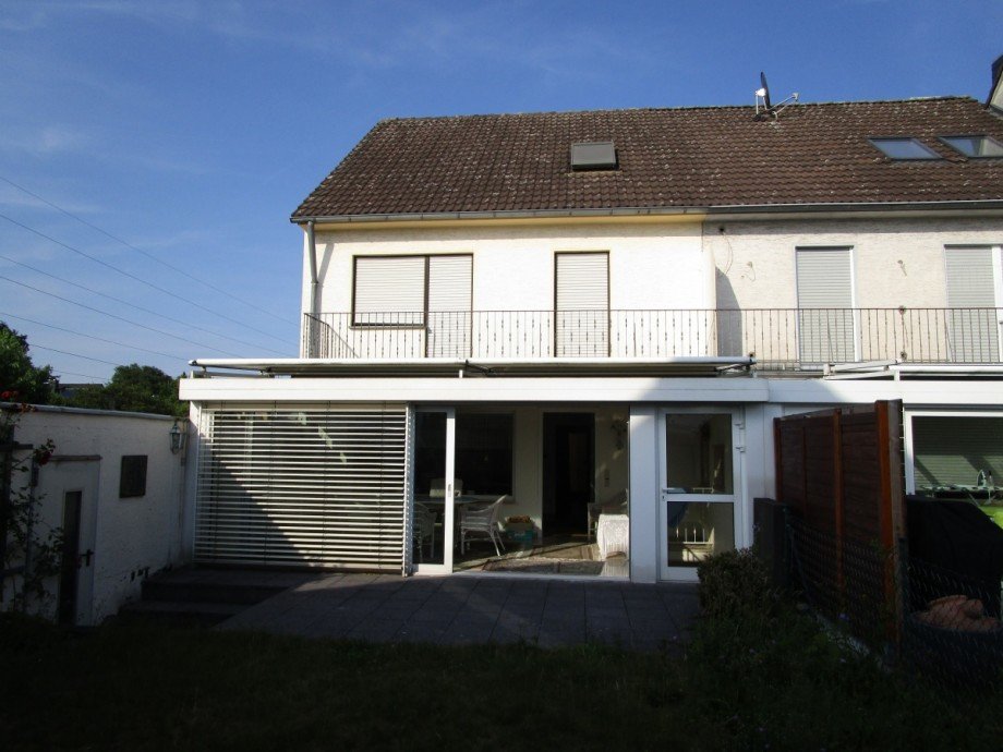 R�ckansicht des Hauses Reiheneckhaus Sankt Augustin
