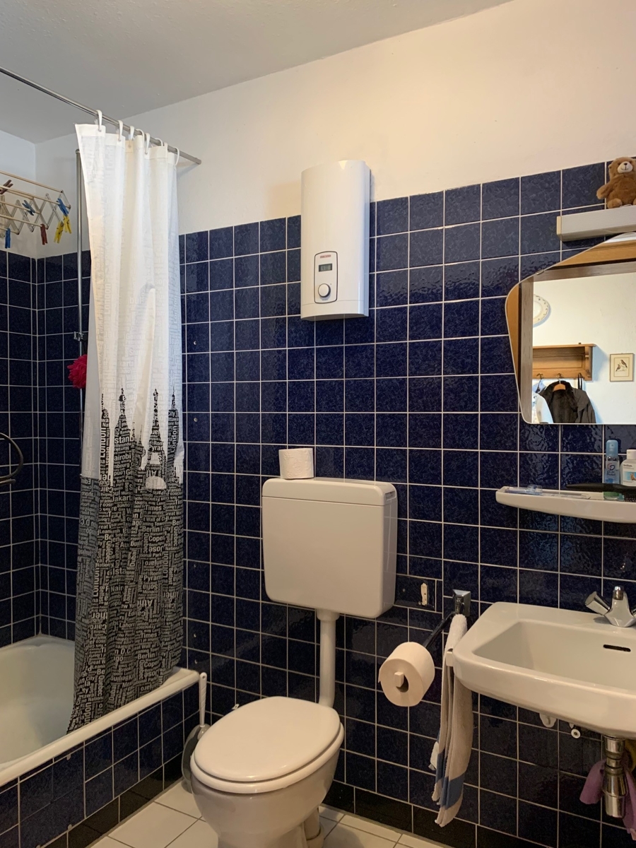 Ansicht Dusche - WC im EG Einfamilienhaus Sankt Augustin