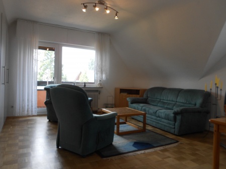 Wohnzimmer Dachgeschosswohnung Sankt Augustin