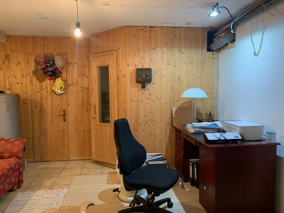 Ansicht Raum im Untergeschoss mit Sauna Einfamilienhaus Sankt Augustin