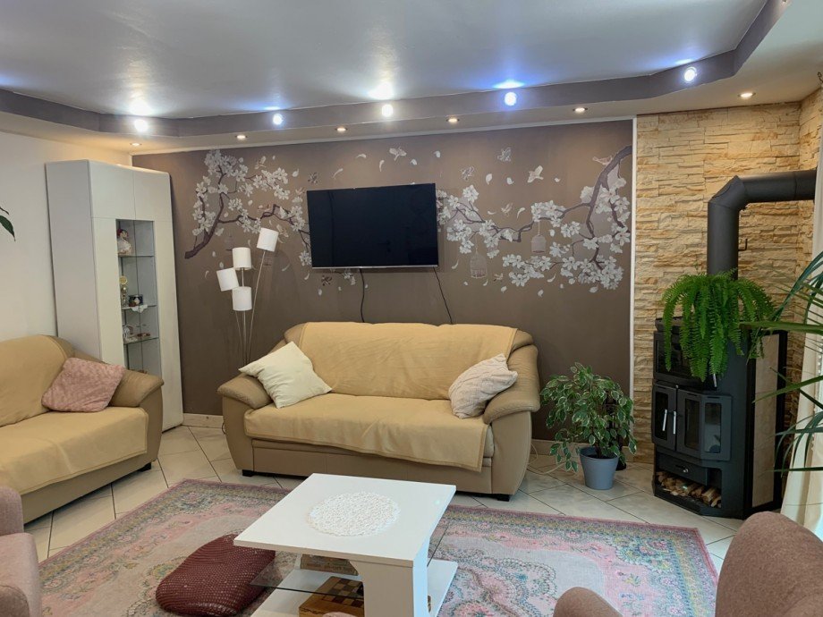 Ansicht Wohnzimmer Einfamilienhaus Buchholz (Westerwald) / K�lsch-B�llesbach