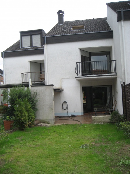 R�ckansicht 2 mit Terrasse Reihenhaus Sankt Augustin