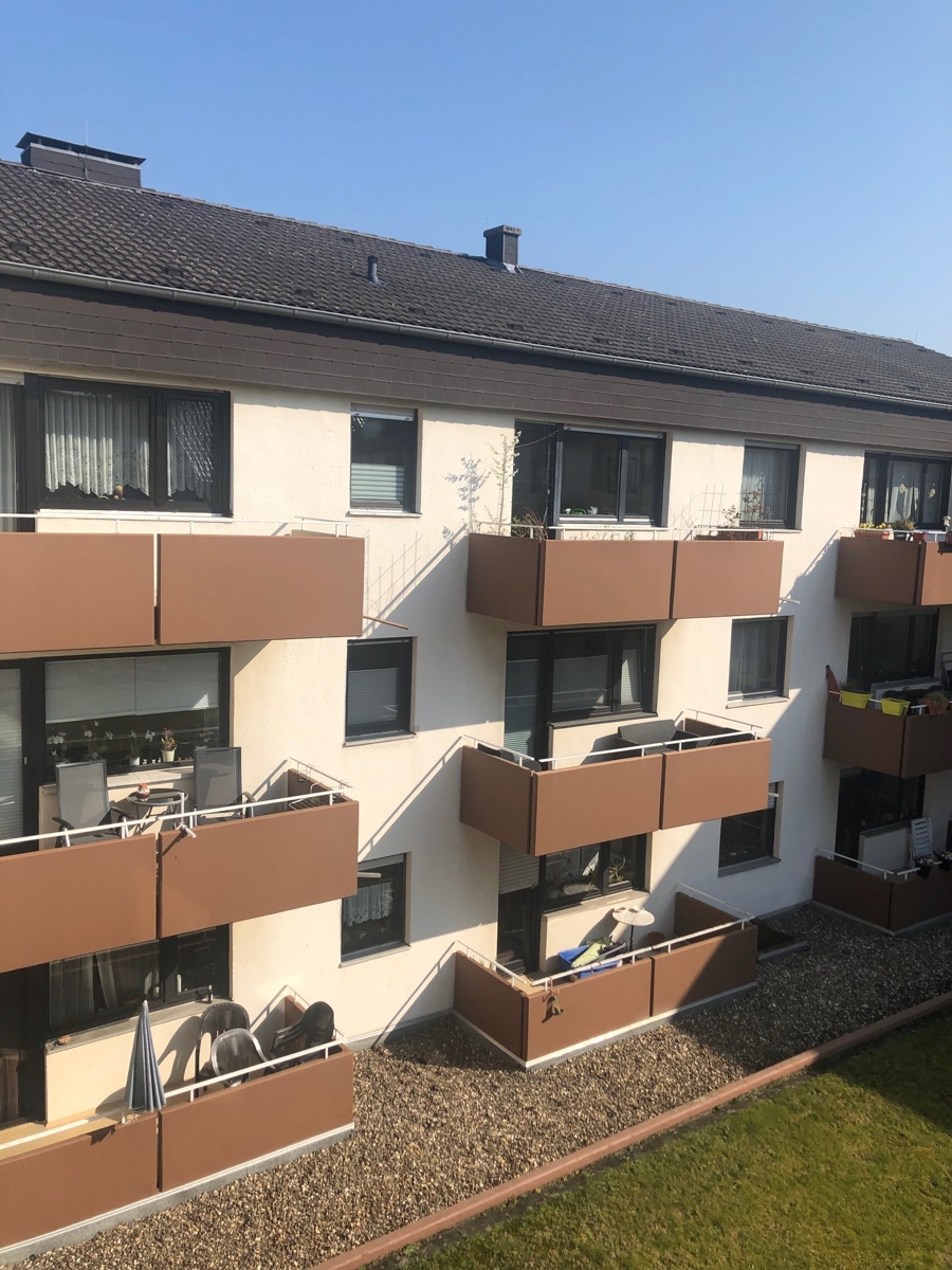 R�ckansicht Etagenwohnung Sankt Augustin