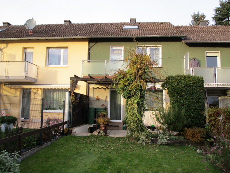 R�ckansicht des Hauses Reihenhaus Sankt Augustin