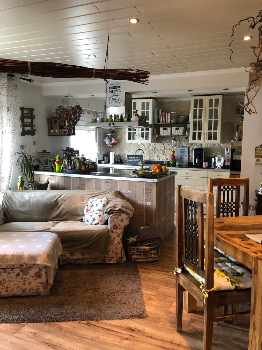 Offene K�che mit Wohn,- Essbereich Etagenwohnung Niederkassel