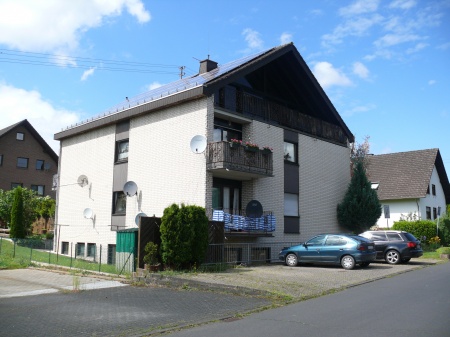 Geb�udeansicht Erdgeschosswohnung Eitorf