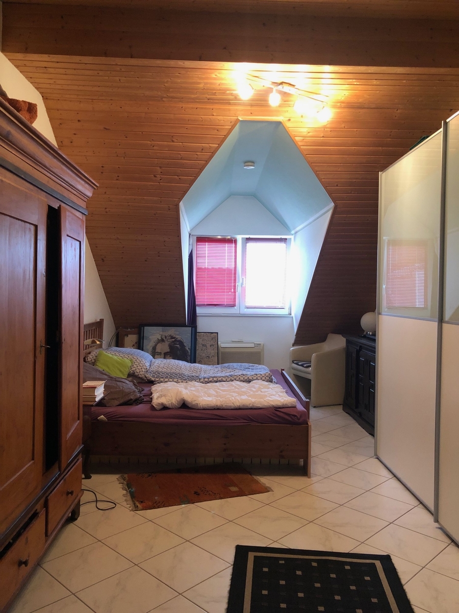 Ansicht Schlafzimmer Etagenwohnung Bonn