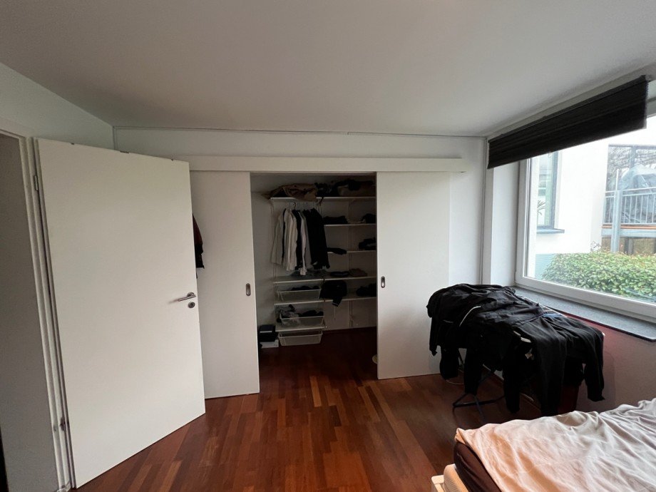 Schlafzimmer/Begehbarer Kleiderschrank Erdgeschosswohnung Hennef (Sieg)