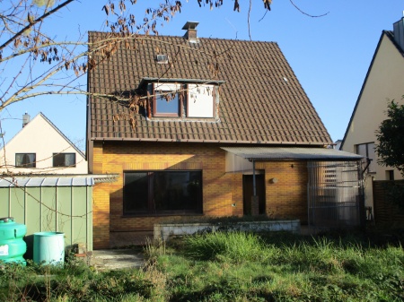 R�ckansicht Einfamilienhaus Sankt Augustin