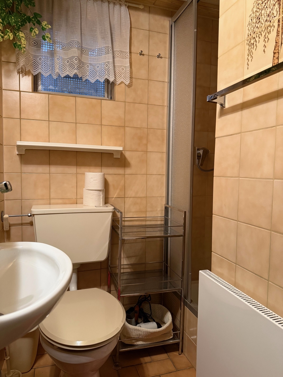 Dusche-WC im UG Bungalow Sankt Augustin