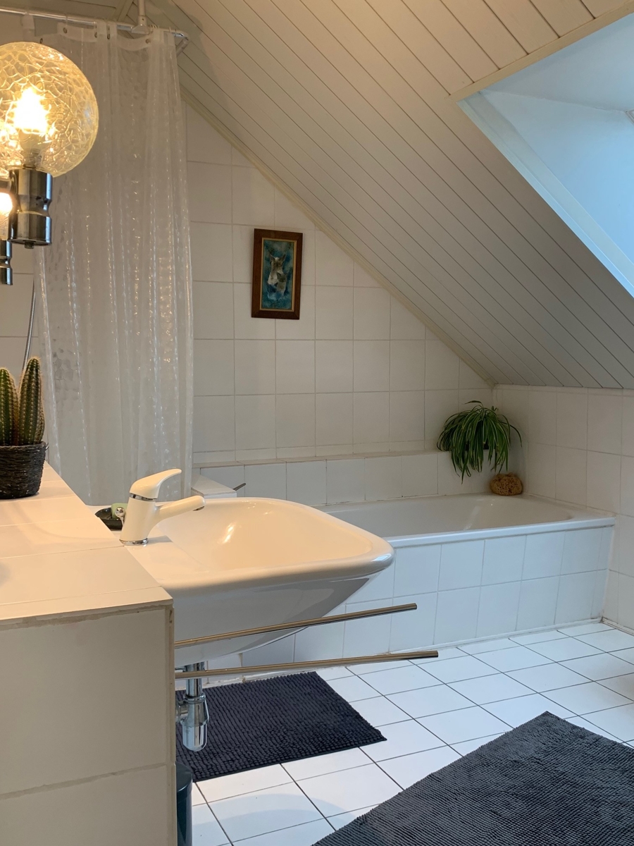 Ansicht Badezimmer mit Wanne und Dusche Einfamilienhaus Sankt Augustin