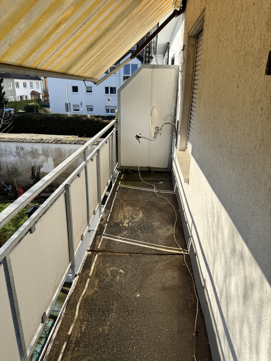 Ansicht Balkon Etagenwohnung Bonn / Lannesdorf
