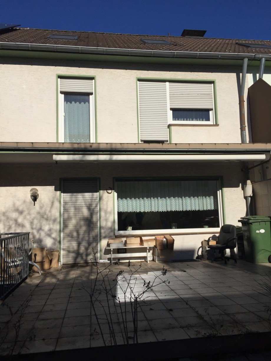 Ansicht S�dseite Reihenhaus Sankt Augustin
