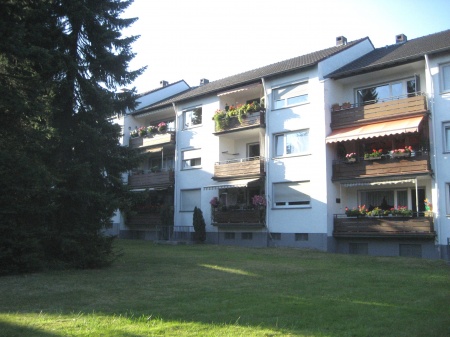 R�ckansicht Etagenwohnung Sankt Augustin