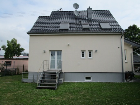 Gartenansicht Zweifamilienhaus Sankt Augustin