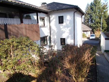 R�ckansicht Zweifamilienhaus K�nigswinter