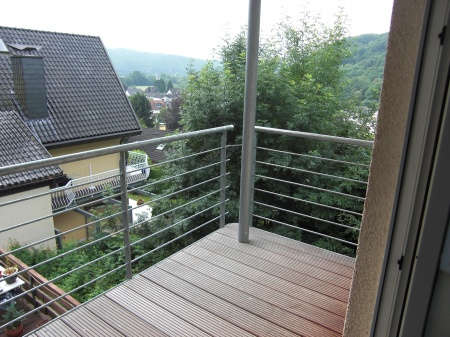 Ansicht 2 Balkon Erdgeschosswohnung Lohmar