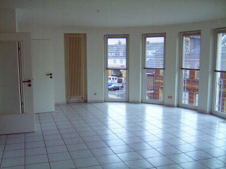 Ansicht Wohnzimmer Etagenwohnung Siegburg