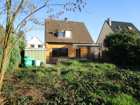 R�ckansicht Einfamilienhaus Sankt Augustin